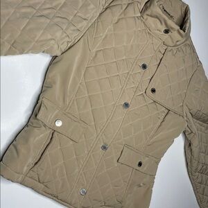 Women’s Calvin Klein Quilted Tan Utility Jacket